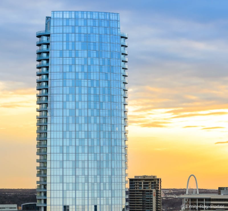 Museum Tower luxury high-rise building